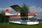 Cessna 180 on floats at Red Lake, Ontario