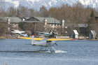 Cessna float plane at Lake Hood, AK