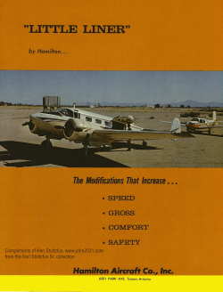 Hamilton Aircraft, Tucson, Twin Beech